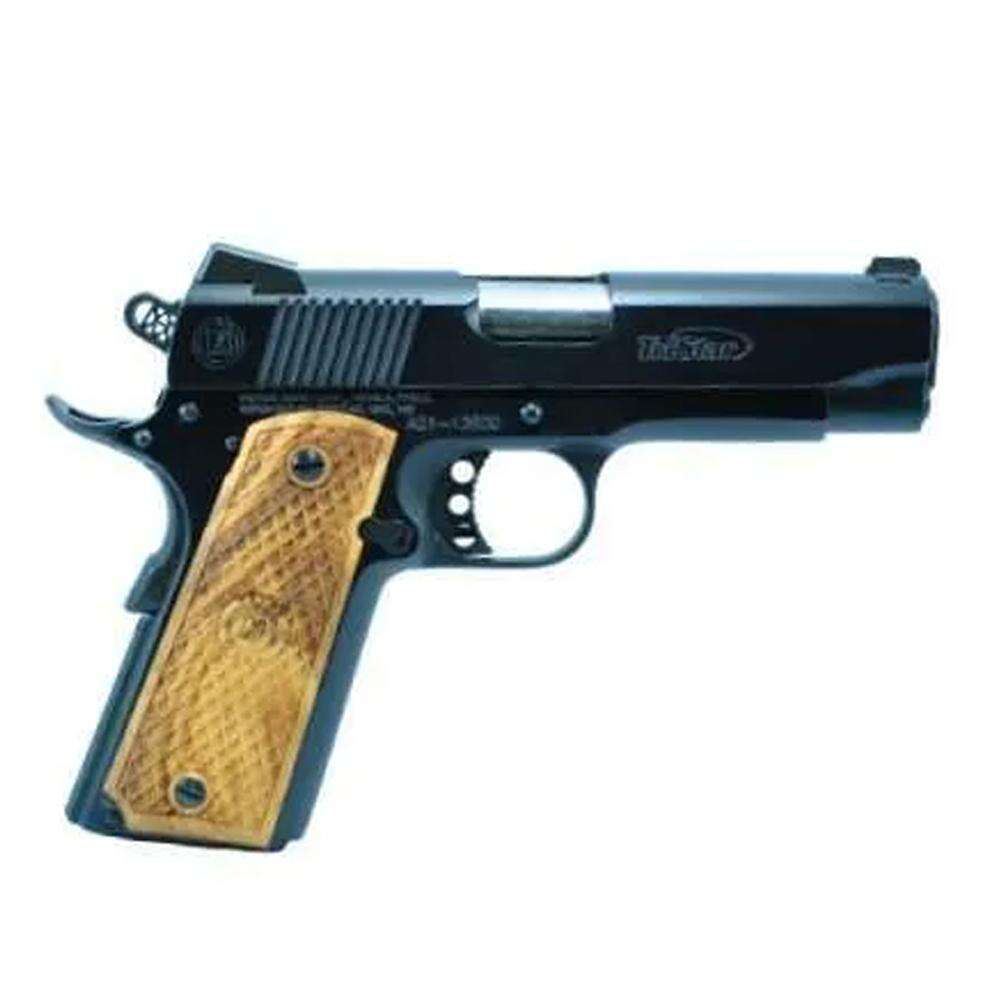 Handguns American Classic American Classic Commander 45ACP COMMANDER 1911 45ACP BLUE 8+1 • CHECKERED WOOD GRIPS